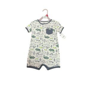 Child of Mine by Carter’s 18 Months Baby Romper Lizard baby gift Print NWT